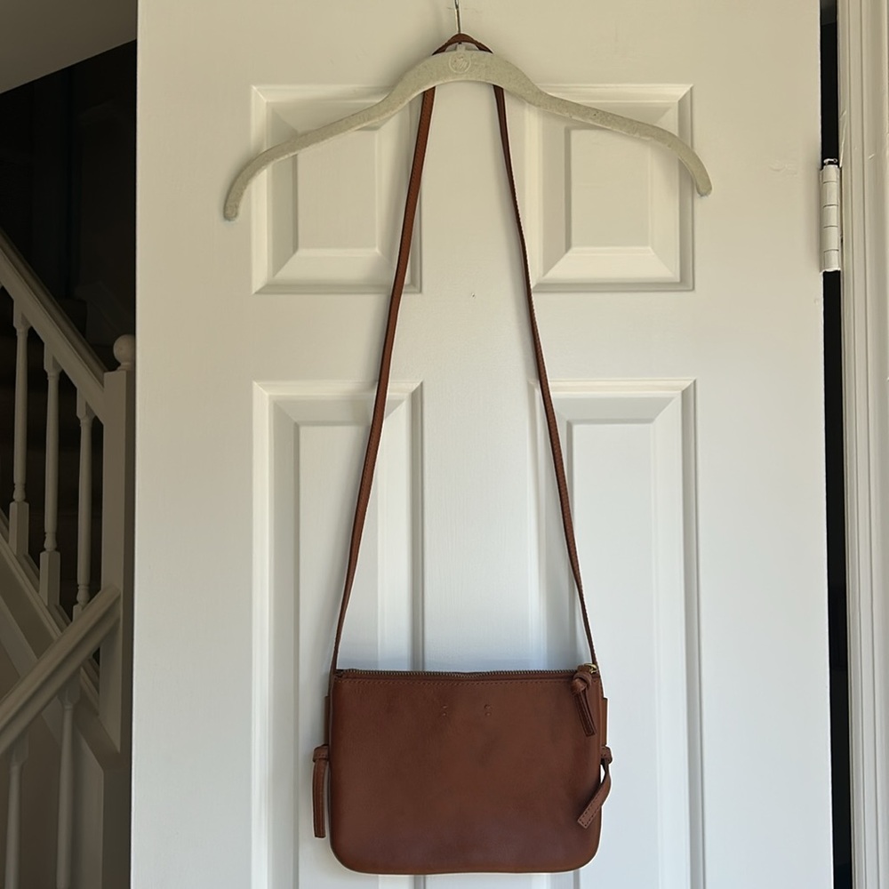 NWT Madewell The Knotted Crossbody Bag Leather/Rustic Twig - Picture 12 of 16